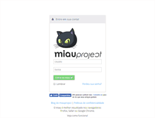 Tablet Screenshot of miauproject.com